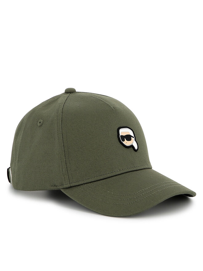KARL LAGERFELD Czapka z daszkiem KARL LAGERFELD Z30398 Khaki