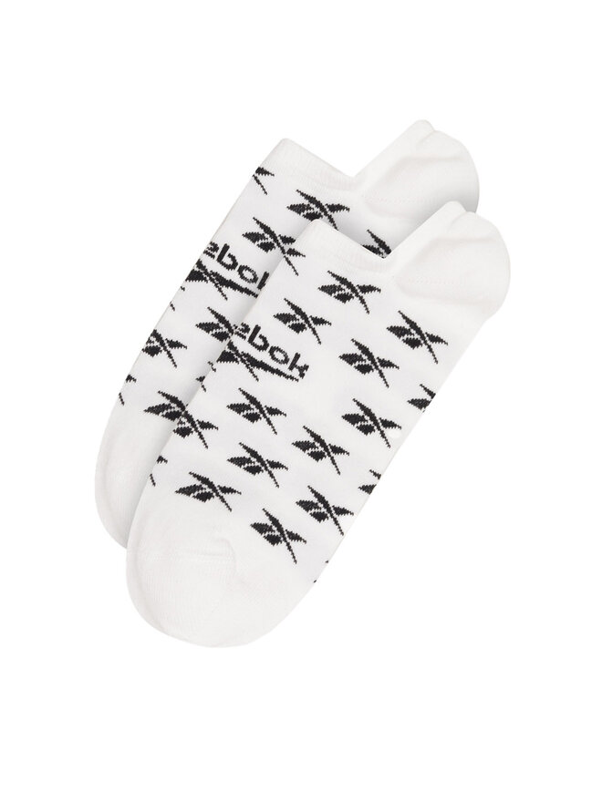 Reebok Комплект 3 чифта къси чорапи унисекс Reebok CL FO Invisible Sock GG6678 Бял
