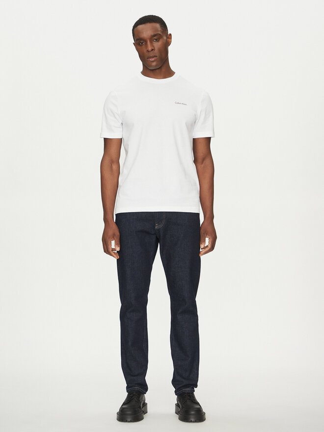 Calvin Klein Calvin Klein Camiseta Linear Box Logo K10K114152 Blanco Regular Fit