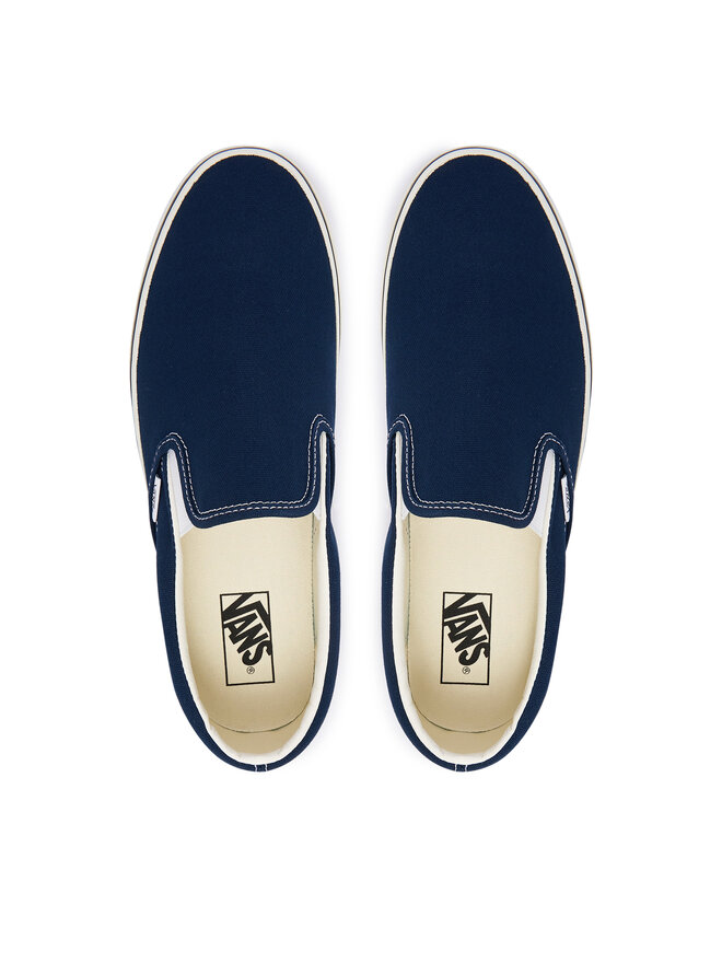 Vans Sneakers aus Stoff Vans Classic Slip-On VN000Z7ALKZ1 Dunkelblau