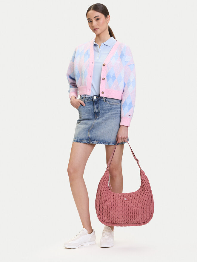 Tommy Jeans Geantă Tommy Jeans Tjw Urban Large Quilted AW0AW17929 Roz