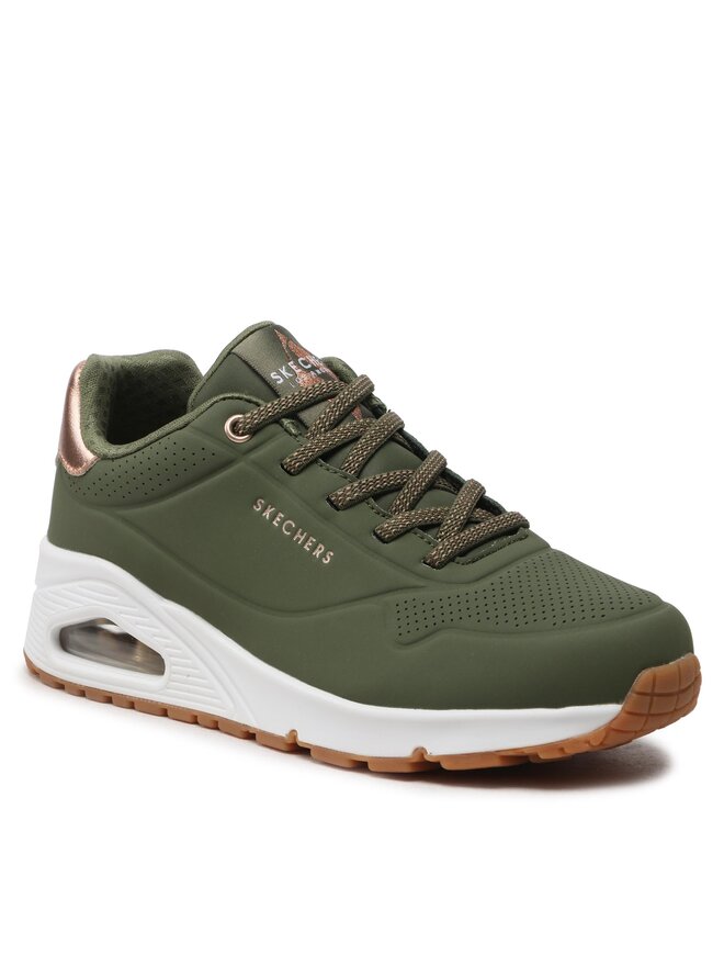 Skechers Αθλητικά Skechers Uno Shimmer Away 155196/OLV Χακί
