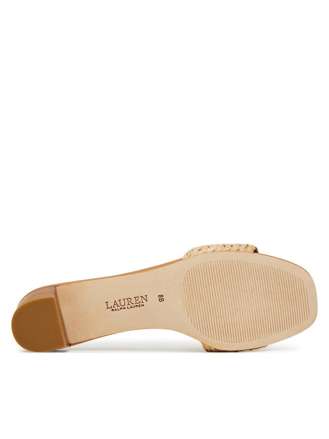 LAUREN RALPH LAUREN Pantoletten LAUREN RALPH LAUREN Fay Braided 802966850001 Beige