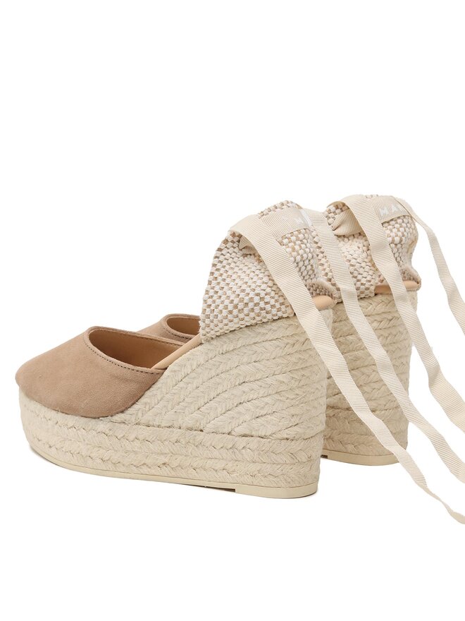 Manebi Espadrile Manebi Wedge Espadrilles W 1.9 WV Rjava