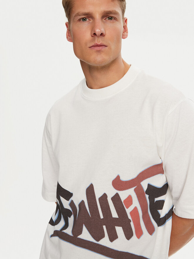 Off-White Off-White Camiseta OMAA119G21JER0050129 Blanco Regular Fit