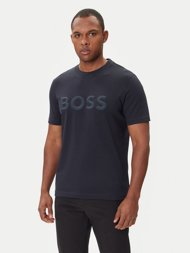 BOSS BOSS Camiseta Iconic Zone 50548411 Azul marino Regular Fit