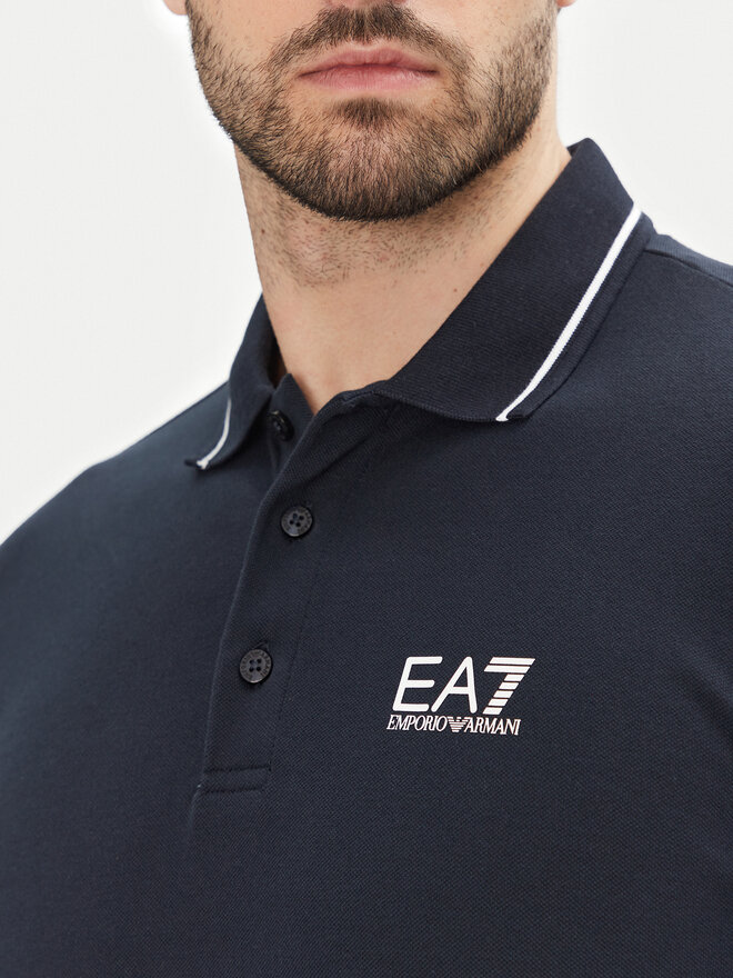 EA7 Emporio Armani EA7 Emporio Armani Poloshirt 8NPF16 PJVUZ 1562 Dunkelblau Slim Fit