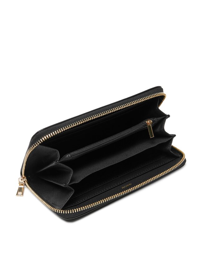 Geox Liels sieviešu maks Geox D.Wallet D35K3A B0039 C9999 Melns