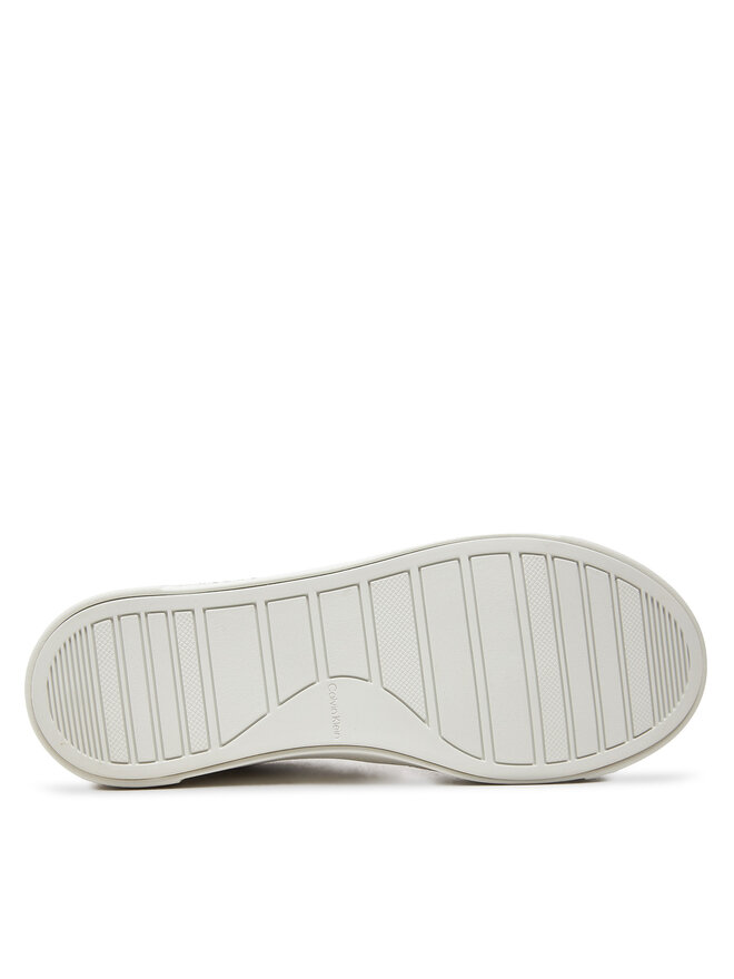 Calvin Klein Snīkeri Calvin Klein Cupsole Lace Up W/Ml Lth HW0HW02119 Bēšs