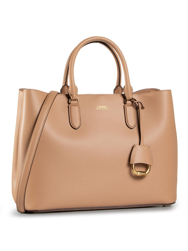 Handtasche Lauren Ralph Lauren Marcy 431697680033 Beige | eschuhe.de