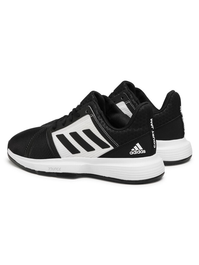 Buty do tenisa adidas CourtJam Bounce M Clay FX1497 Czarny eobuwie com pl