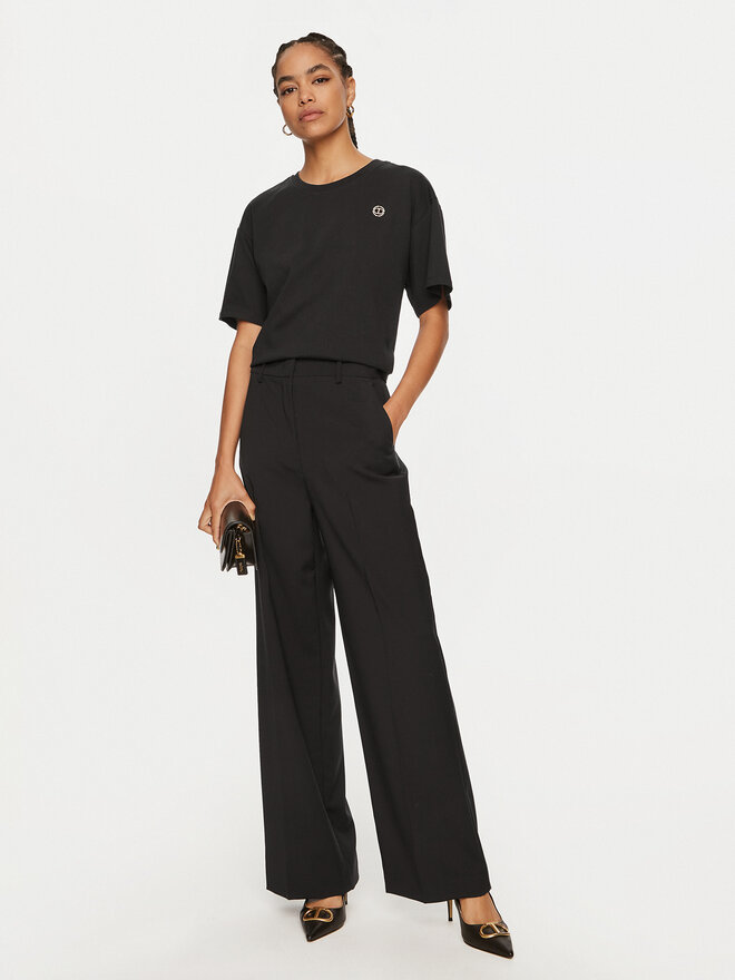 TWINSET TWINSET T-Shirt 242TP2521 Schwarz Loose Fit