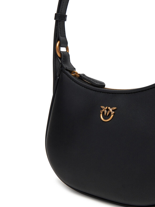 PINKO Handtasche PINKO Half Moon Baby PE 25 PLTT 103538 A0F1 Schwarz