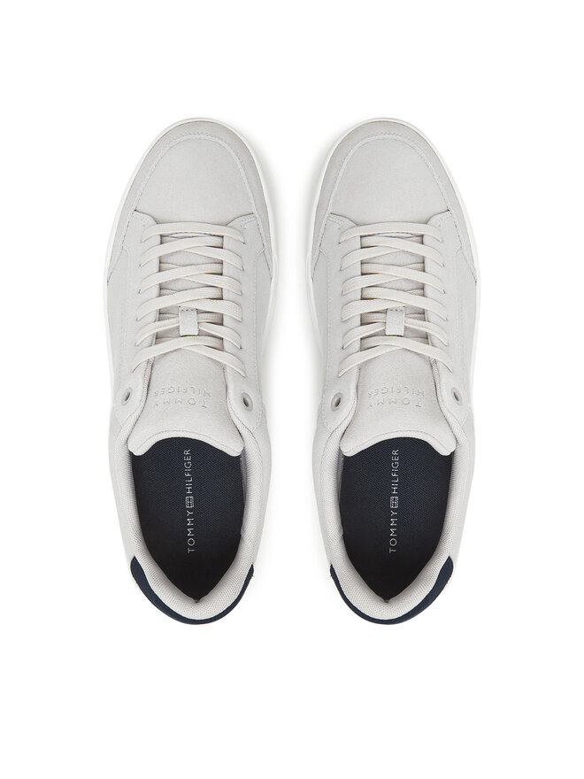 Tommy Hilfiger Snīkeri Tommy Hilfiger Th Court Summer Suede FM0FM05517 Pelēks
