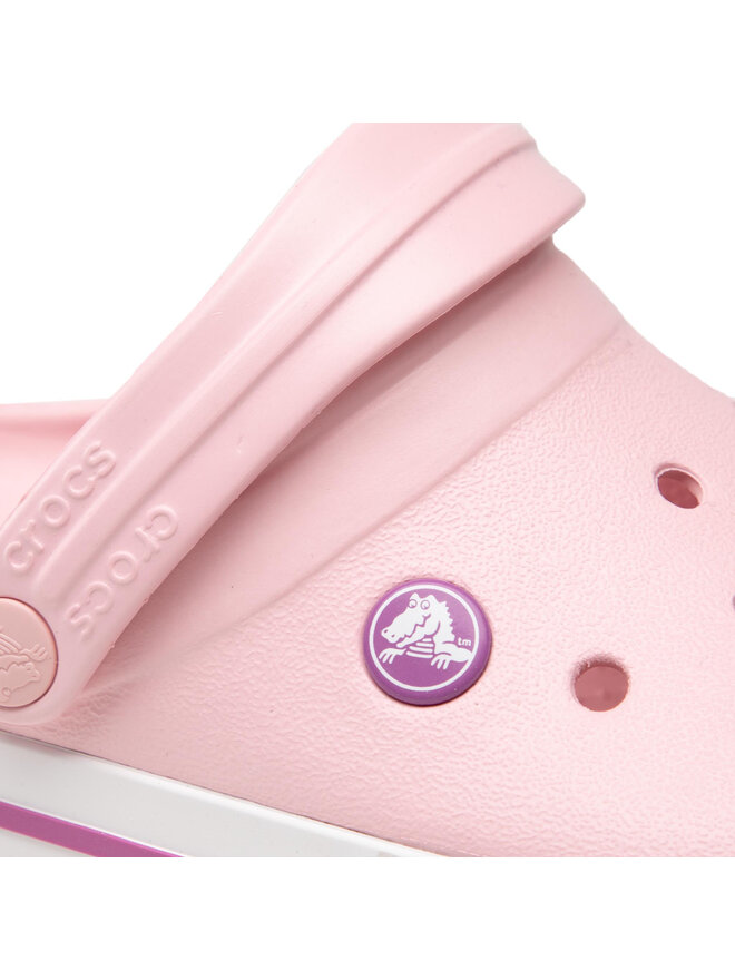 ローファー・オックスフォード Light Pink Crocs Crocband Clog 11016-1AS Klapki Crocs Crocband 11016 Różowy | eobuwie.com.pl