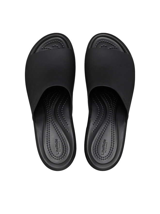 Crocs Klapki Crocs Brooklyn Slide Heel 209408 Czarny