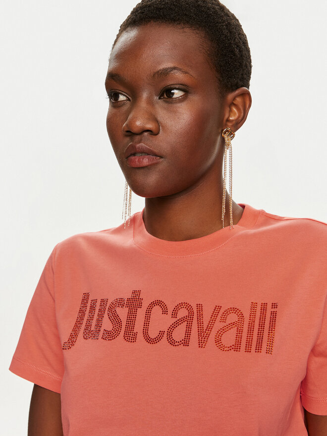 Just Cavalli Just Cavalli Футболка 76PAHE03 Рожевий Regular Fit