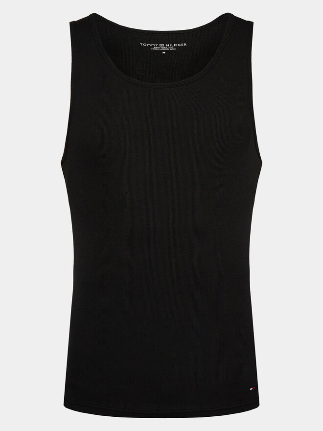Tommy Hilfiger Tommy Hilfiger Komplektas: Tank top marškinėliai (3 vnt.) UM0UM03179 Juoda Slim Fit