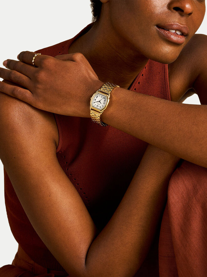 Fossil Ceas Fossil Harlow ES5361 Auriu