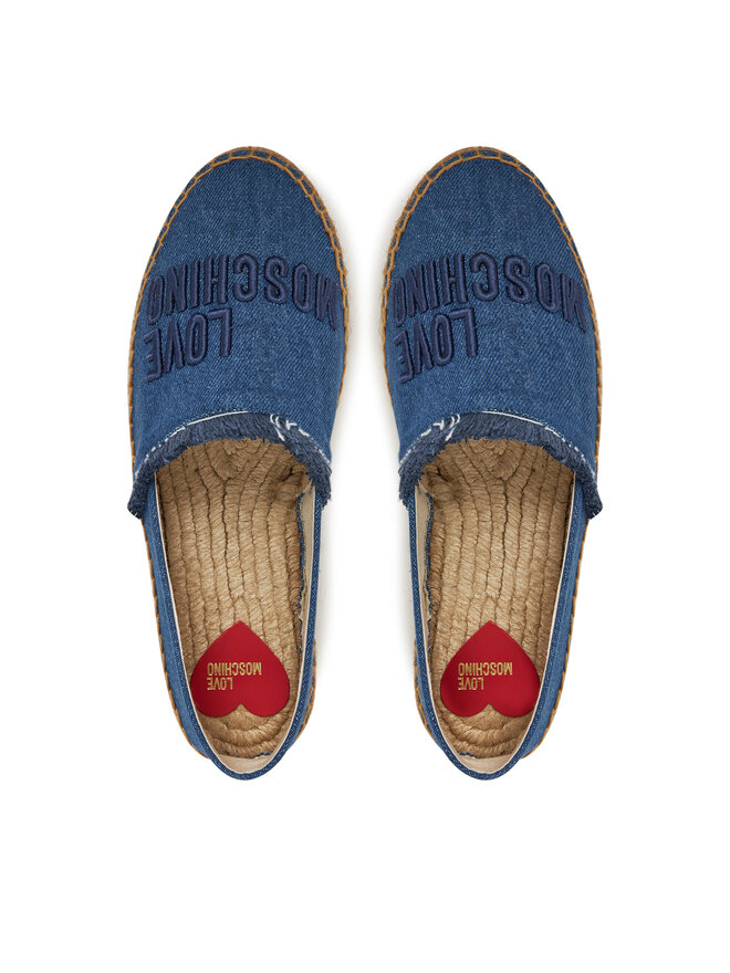 LOVE MOSCHINO Espadrile LOVE MOSCHINO JA10262G0MJO5700 Albastru