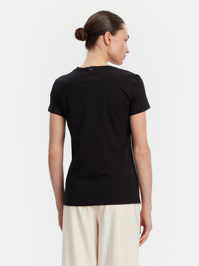 Fracomina Fracomina T-shirt FS25ST3002J400G5 Crna Regular Fit