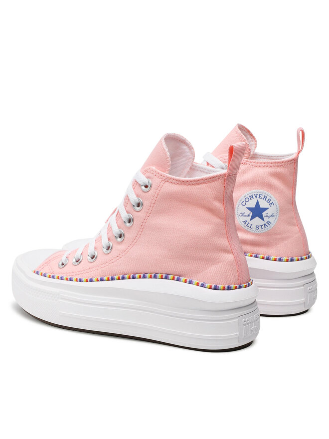 Converse Plátěnky Converse Chuck Taylor All Star Move Hi 272853C Růžová
