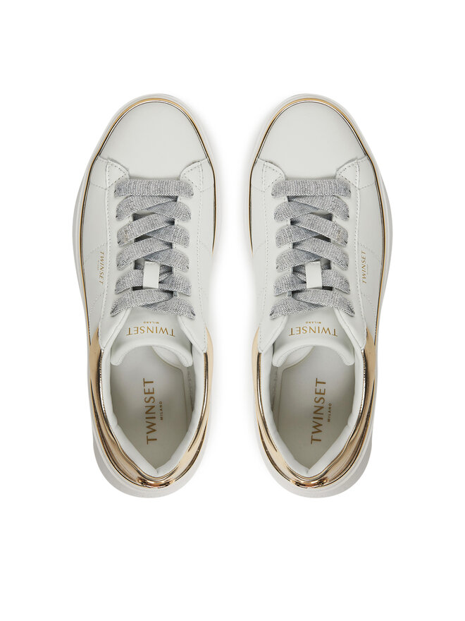 TWINSET Сникърси TWINSET 251TCP042 Бял