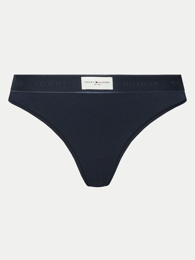 Tommy Hilfiger Tommy Hilfiger Stringtanga UW0UW04812 Dunkelblau