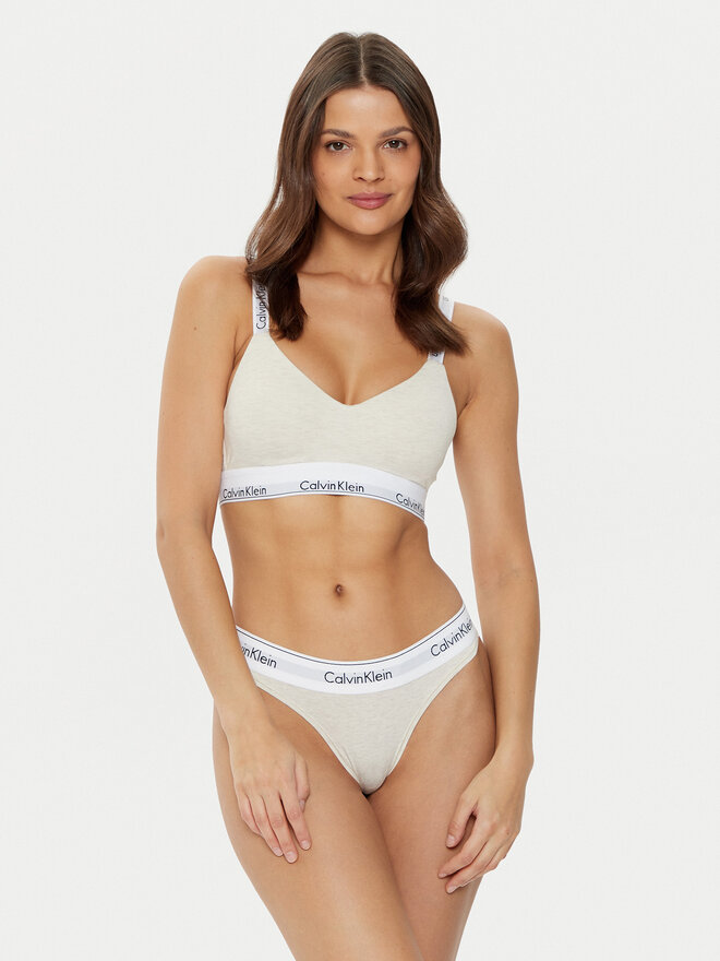 Calvin Klein Underwear Calvin Klein Underwear Στρίνγκ 0000F3786E Μπεζ