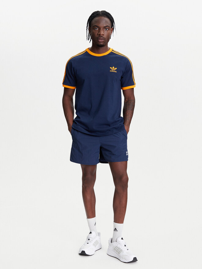 adidas adidas Marškinėliai adicolor Classics 3-Stripes KA0472 Tamsiai mėlyna Slim Fit