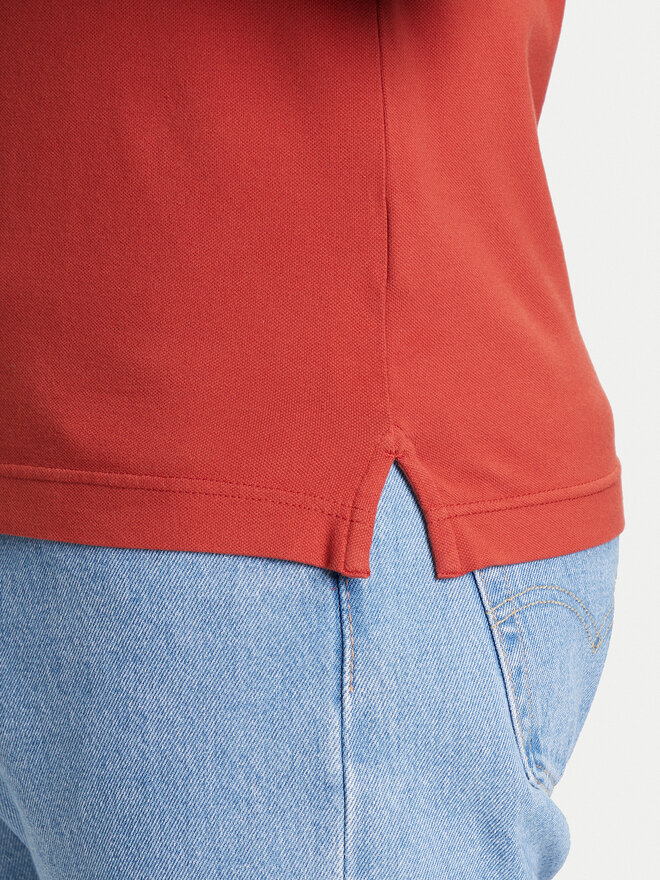 United Colors Of Benetton United Colors Of Benetton Pólóing 3WG9U301Z Piros Slim Fit