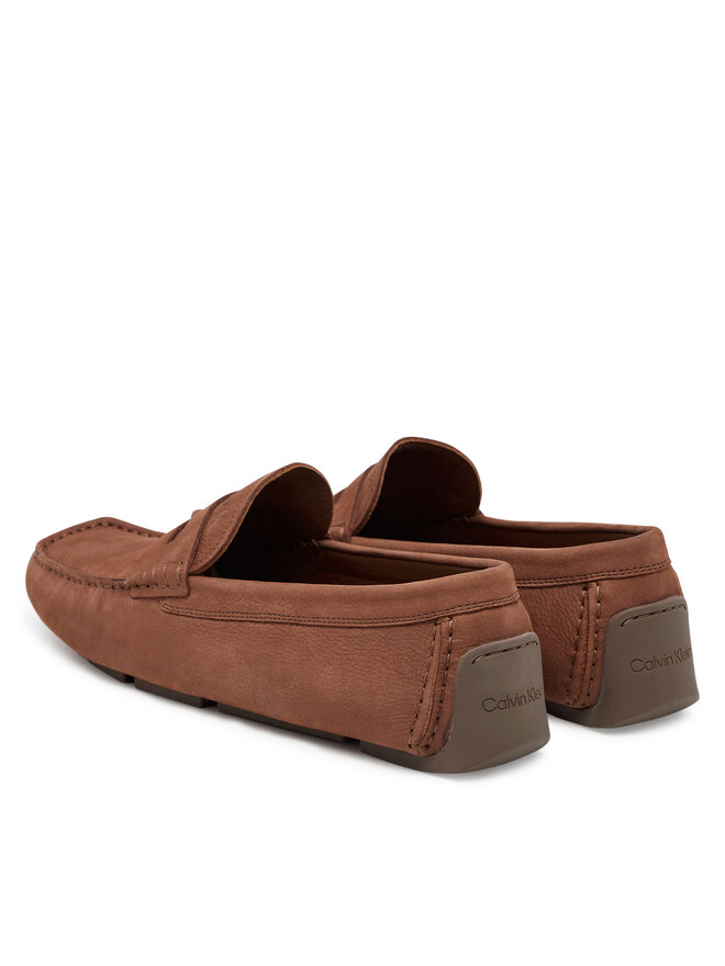Calvin Klein Mocassini Calvin Klein Driver Penny Nu HM0HM01866 Marrone