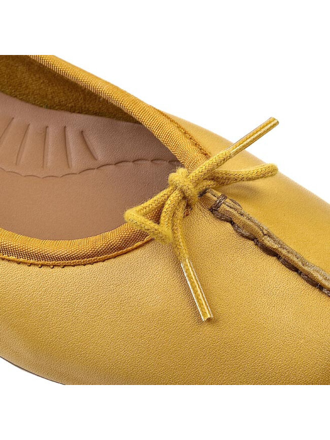 Clarks Балетки Clarks Freckle Ice 203589414 Жовтий