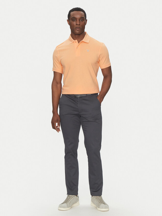 Barbour Barbour Pólóing Original Sports MML0358CO12 Narancssárga Tailored Fit