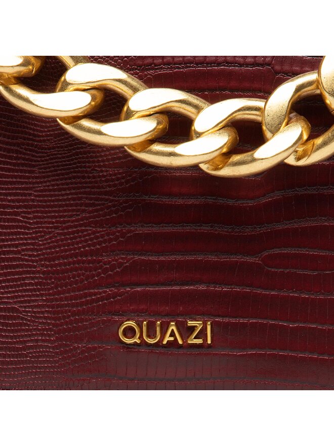 QUAZI Ročna torba QUAZI MQR-J-016-02 Bordo rdeča