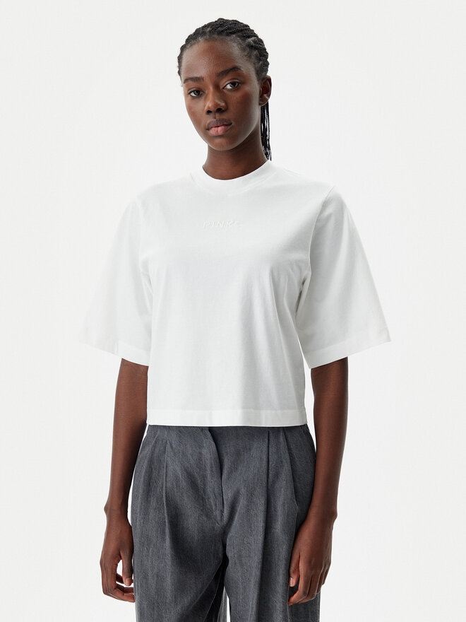PINKO PINKO Marškinėliai 104604 A2F8 Z05 Balta Regular Fit