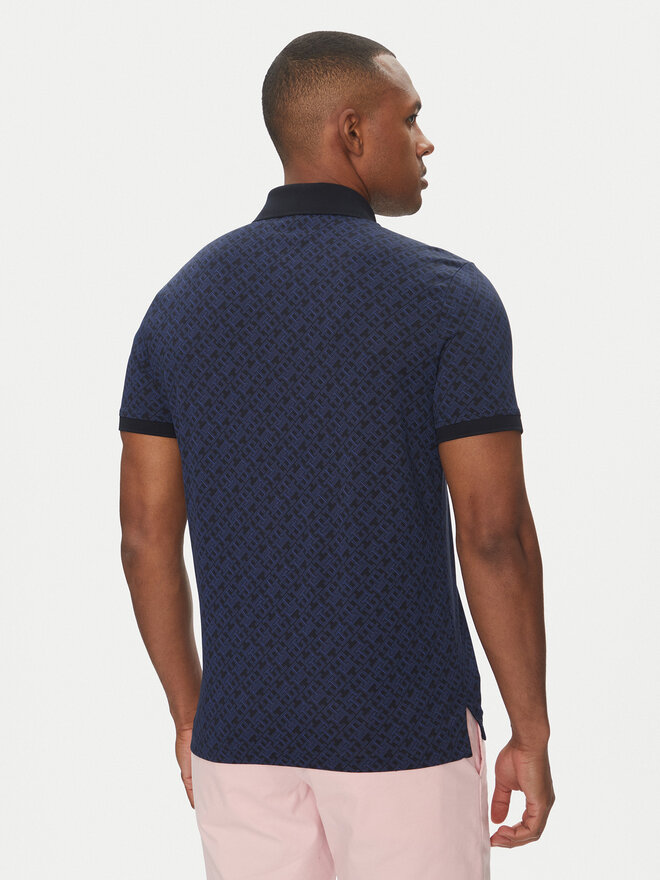 Tommy Hilfiger Tommy Hilfiger Polo marškinėliai Monogram MW0MW39218 Tamsiai mėlyna Regular Fit