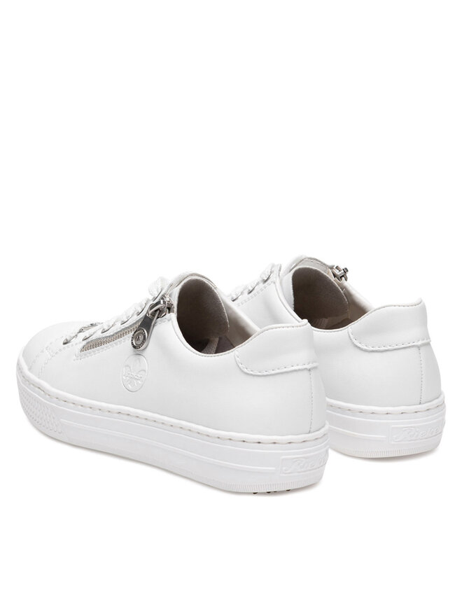 Rieker Sneakersy Rieker L59L1-83 Biela
