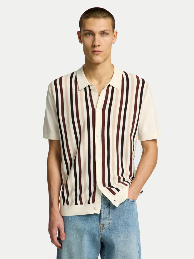 Selected Homme Selected Homme Poloshirt 16096371 Beige Regular Fit