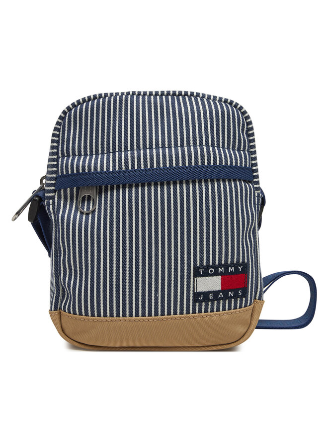 Tommy Jeans Ľadvinka Tommy Jeans Tjm Ess Daily Stripe Reporter AM0AM13327 Modrá