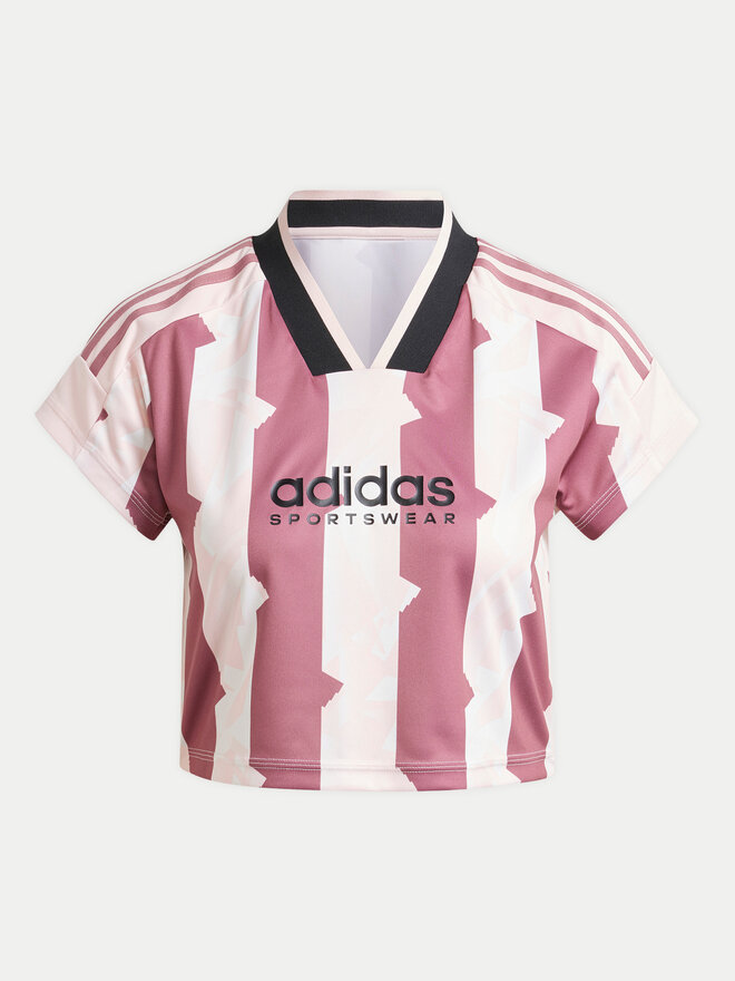 adidas adidas Marškinėliai Tiro Cut 3-Stripes IX3520 Rožinė Slim Fit