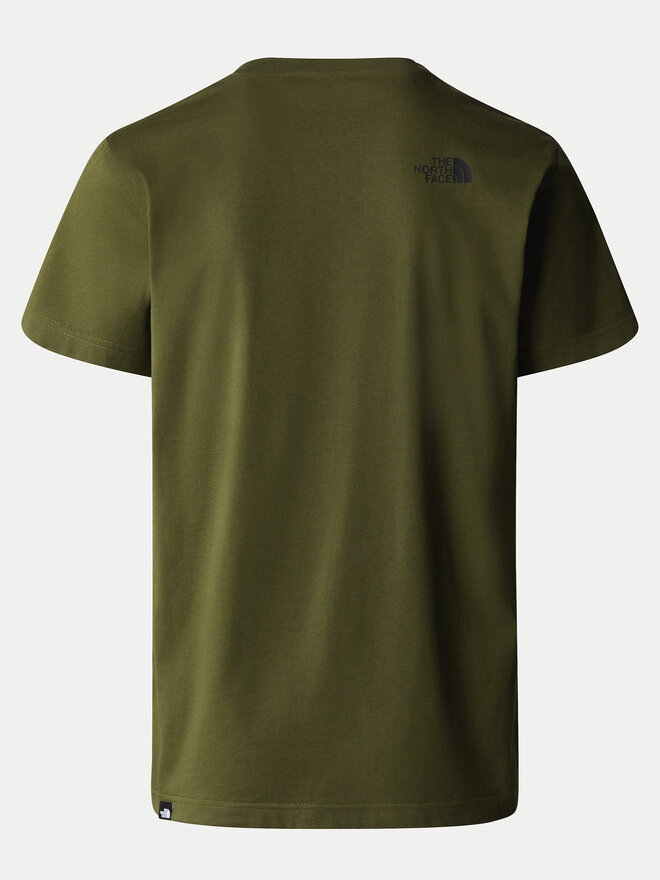 The North Face The North Face Marškinėliai Simple Dome NF0A87NG Žalia Regular Fit