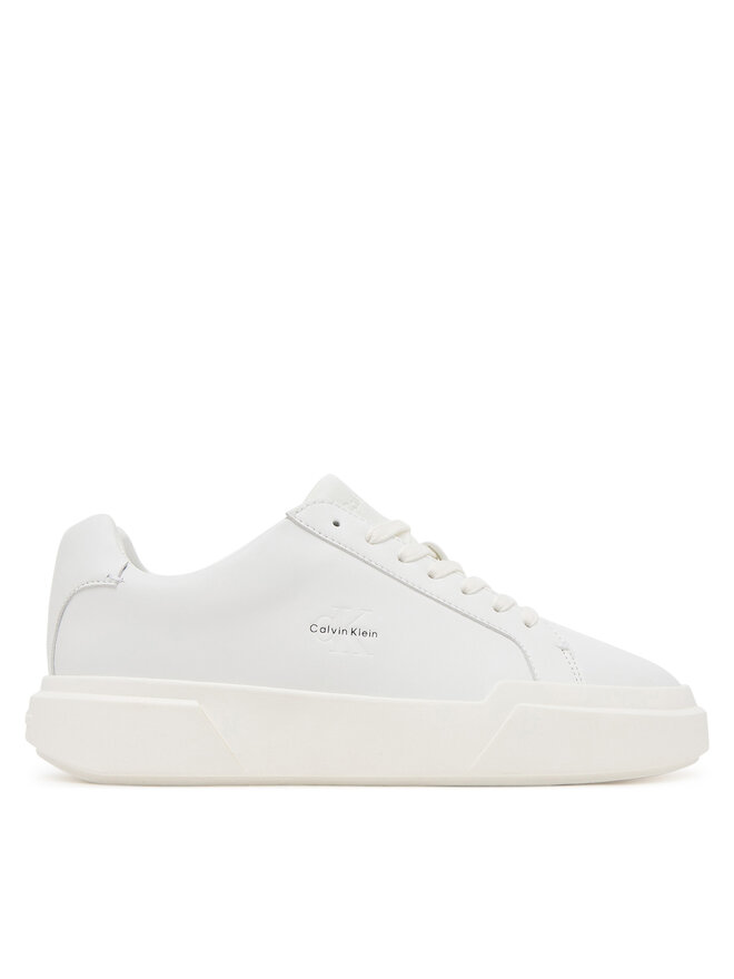 Calvin Klein Снікерcи Calvin Klein Chunky Cupsole Laceup Lth Wn YW0YW01947 Білий