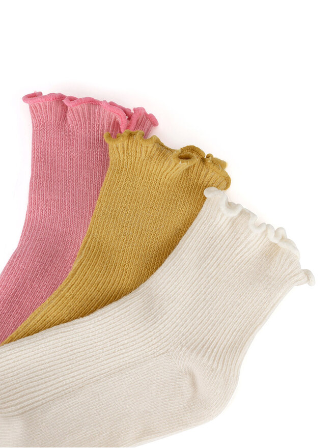 JENNY Zeķes JENNY 7KB-003-SS25 (3-pack) Dzeltens