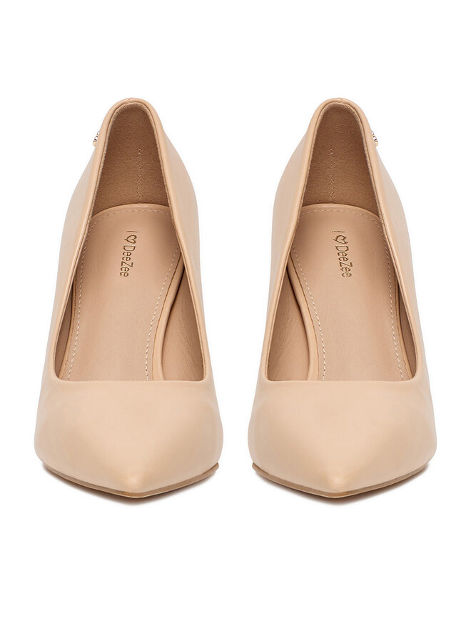 DeeZee Pumps DeeZee KB-008 Beige
