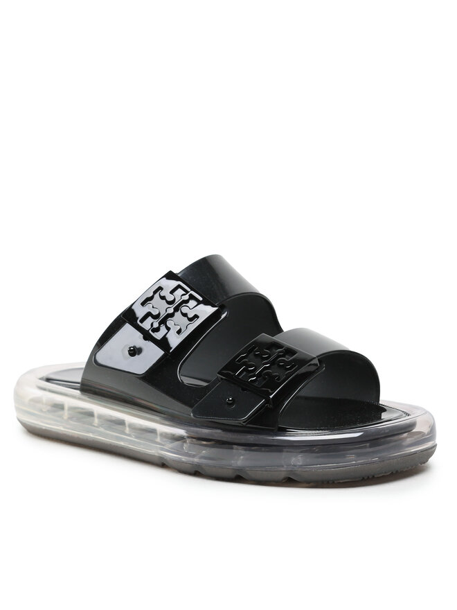 Tory Burch Klapki Tory Burch Buckle Bubble Jelly 149718 Czarny