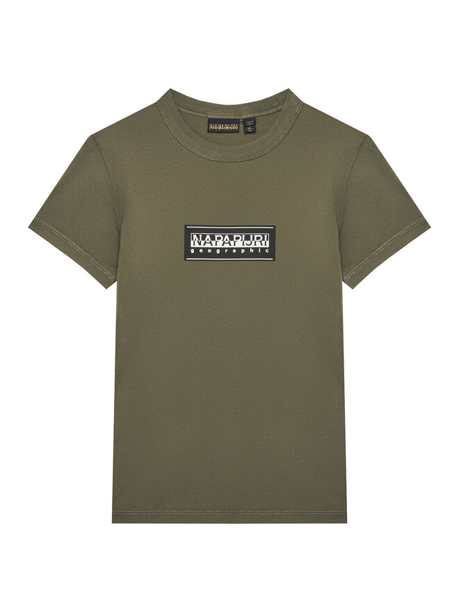 Napapijri Napapijri Camiseta S-Chamois NP0A4HYL M Verde Regular Fit