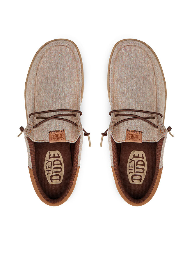 Hey Dude Mokasíny Hey Dude Wally Funk Nylon Craft 40677-2DM Hnedá