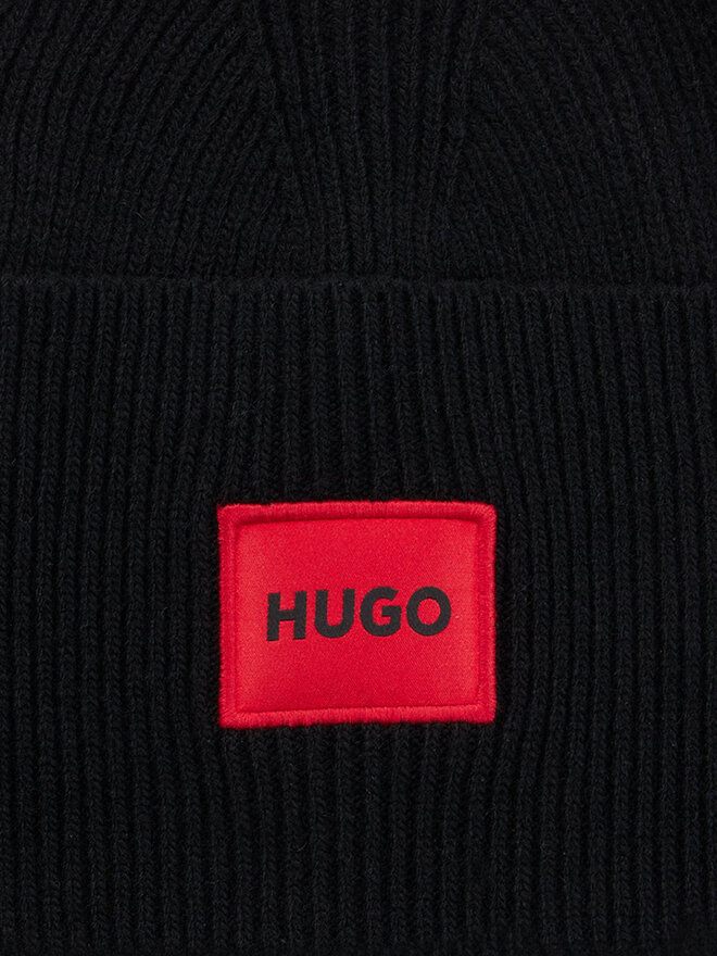 HUGO Шапка Hugo Xaff 50496011 Черен