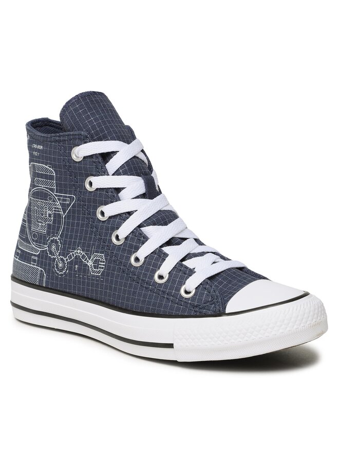 Converse blu scuro shop